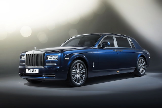 Une Rolls-Royce Phantom telle que saisie par la justice américaine.<br>