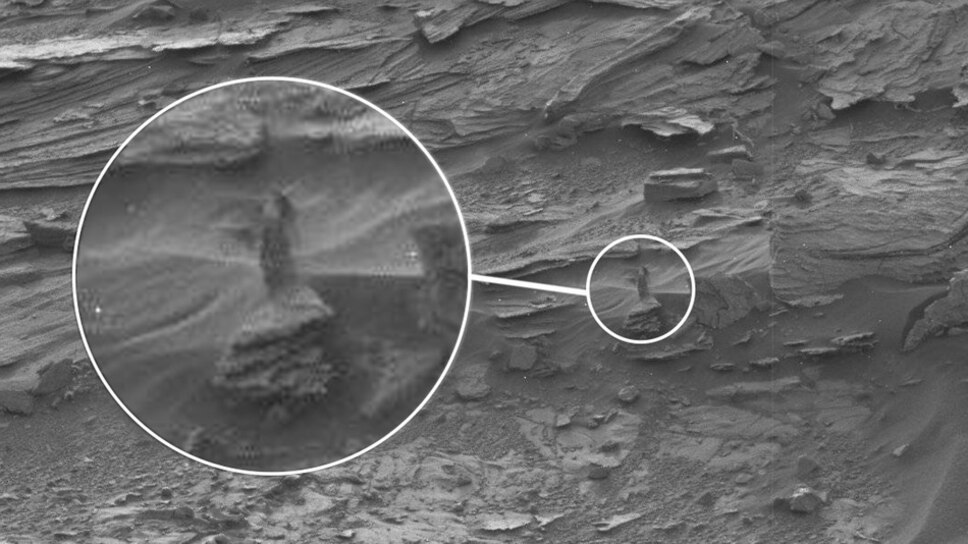 Une mystérieuse femme aperçue sur Mars